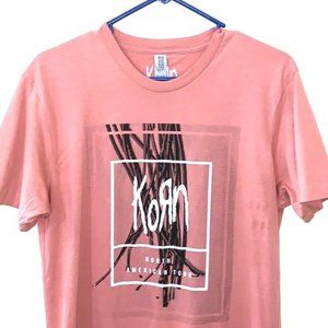 NEW MEN'S korn band tshirt licensed band shirt tour top nu metal rock pop emo